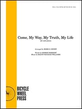 Come, My Way, My Truth, My Life piano sheet music cover